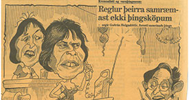 „Reglur þeirra samrýmast ekki þingsköpum.“ Sigmund 1988.