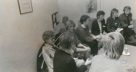 1985 Fanney Reykdal, Ína Gissurardóttir, óþekkt, Edda Magnúsdóttir, Sigurbjörg 