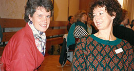 Kristín Halldórsdóttir og Guðrún Agnarsdóttir