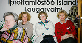 Sigrún Helgadóttir, Kristín Jónsdóttir, Hómfríður Árnadóttir og Ína Gissurardóttir