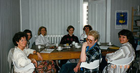 1988 júní Guðrún Agnarsdóttir, Sigrún Jónsdóttir, Elísabet Þorgeirsdóttir, Guðrún Guðmundsdóttir, Guðrún Jónsdóttir og Stella Hauksdóttir